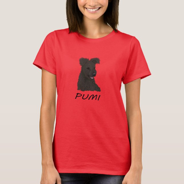 Camiseta Perro Pumi (Anverso)