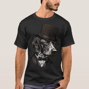Camiseta Perro puntero con puntera de corto alcance alemán