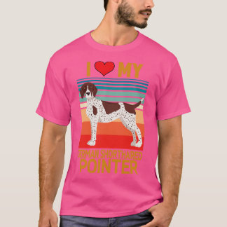 Camiseta Perro puntero de al descubierto alemán