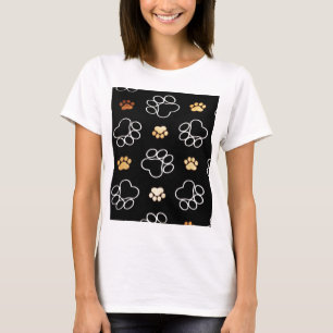 Camiseta Perro Puppy Paw imprime regalos para los amantes d