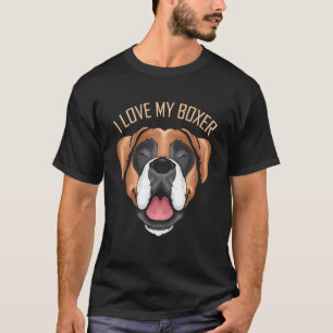 Camiseta Perro que amo a mi boxeador
