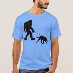 Camiseta Perro que camina a pie grande