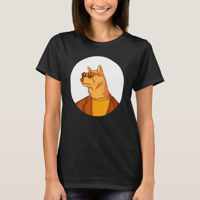 Camiseta Perro que Lleva Gafas de Sol (Anverso)