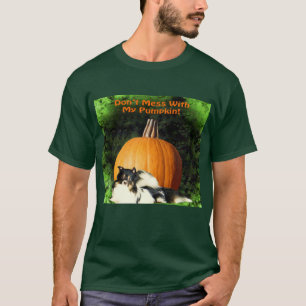 Camiseta Perro que protege la calabaza grande