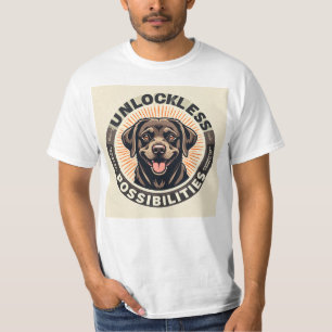 Camiseta Perro que simboliza el optimismo y las posibilidad
