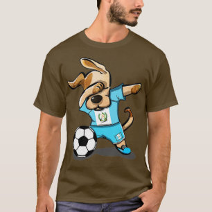 Camiseta Perro rapado Guatemala Fútbol Bandera Guatemalteca