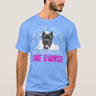 Camiseta Perro Raza Mastiff Perro Mamá Caña Corso Mamá
