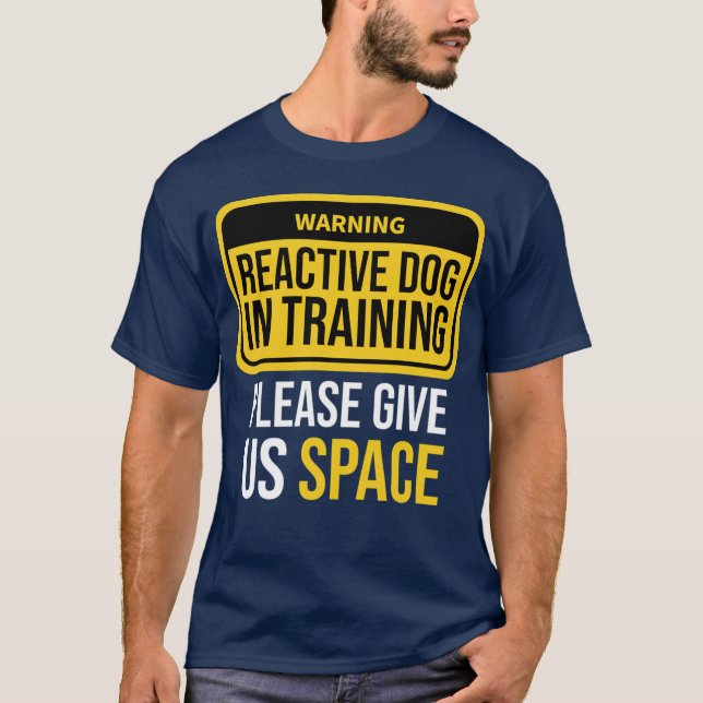 Camiseta Perro Reactivo Entrenador de Perros Paseo de Perro (Anverso)