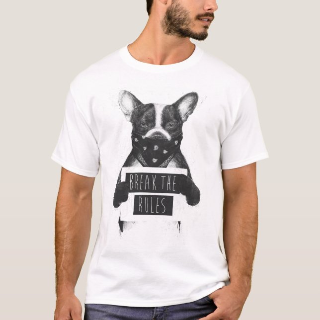 Camiseta Perro rebelde (Anverso)