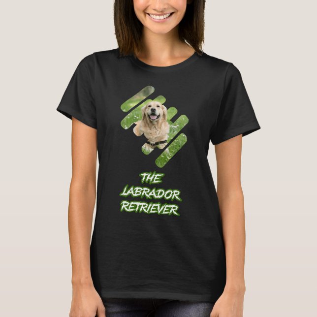 Camiseta Perro recuperador de Labrador (Anverso)