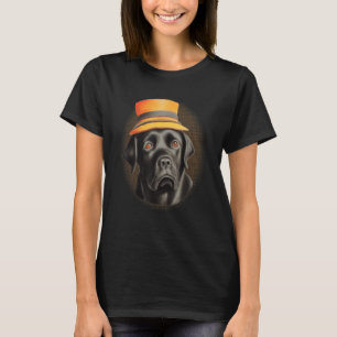 Camiseta Perro recuperador de Labrador negro - Doggy divert