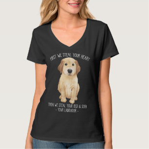 Camiseta Perro recuperador de labrador obstinado