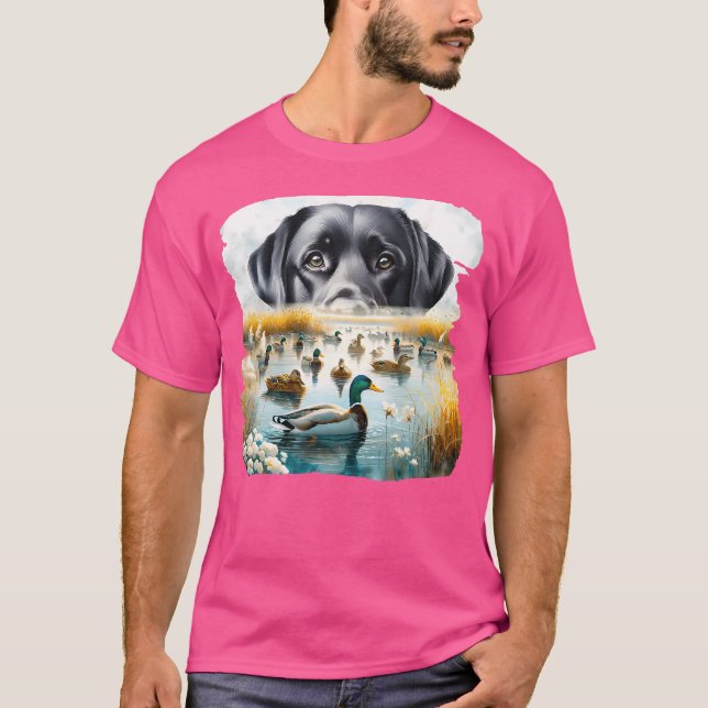 Camiseta Perro recuperador de Labrador perro perro perrera  (Anverso)