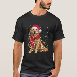 Camiseta Perro recuperador de oro Navidades feos Perro Navi