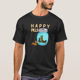 Camiseta Perro recuperador de perras feliz Mama Weiner Houn