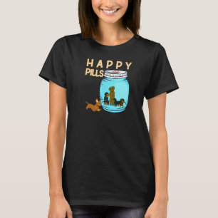 Camiseta Perro recuperador de perras feliz Mama Weiner Houn