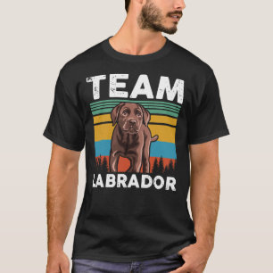 Camiseta Perro recuperador del equipo de Labrador