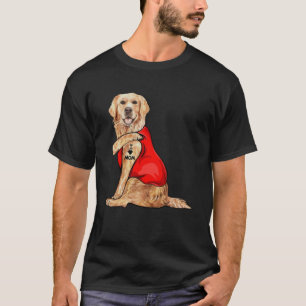 Camiseta perro recuperador dorado me encanta el tatuaje de 