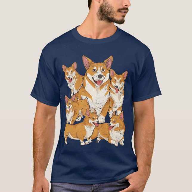 Camiseta Perro regalo amante perro amante Welsh Corgi niño (Anverso)