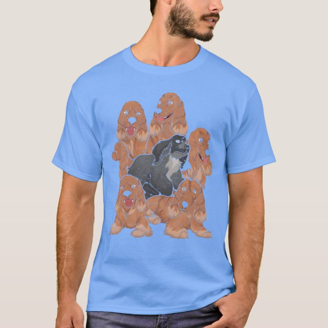 Camiseta Perro regalo amante perro Cocker Spaniel amigo chi (Anverso)