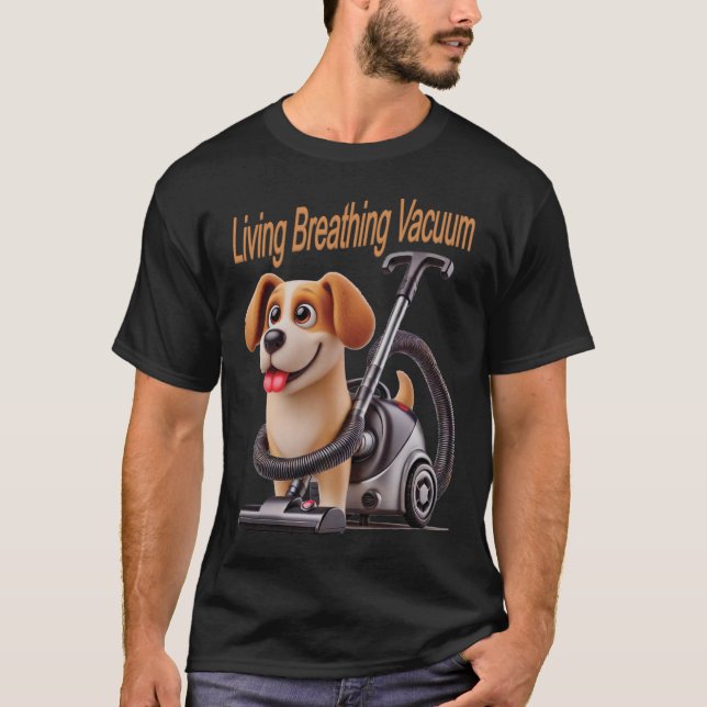 Camiseta Perro respiratorio vivo (Anverso)