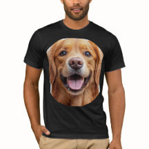 Perro Retriever Dorado Sonriente Feliz