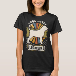 Camiseta Perro retro clásico de la época bovina
