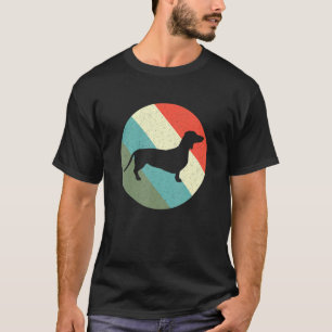 Camiseta Perro retro Dachshund - Perro vintage para hombres