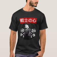 Perro retro samurai japonés tradicional para hombr