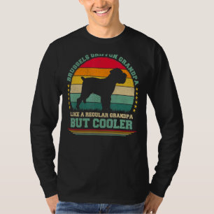 Camiseta Perro retro ventilado masculino Bruselas Griffon G