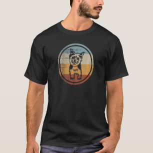 Camiseta Perro retro vintage femenino Yorkshire Terrier