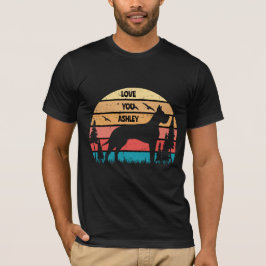 Camiseta Perro retro vintage grande dane
