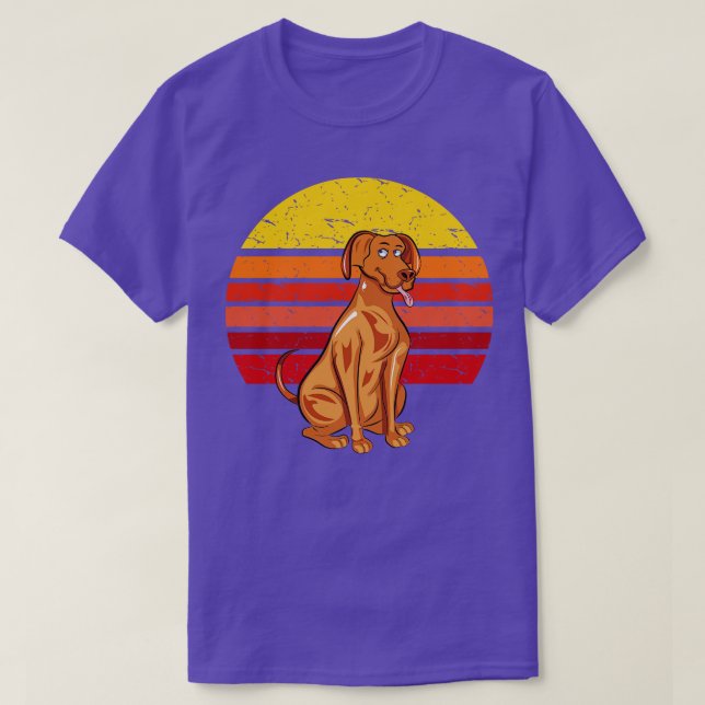 Camiseta Perro Retro Vizsla (Diseño del anverso)