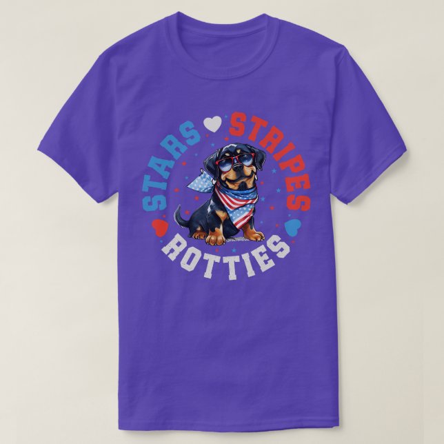 Camiseta Perro Rottie 1 (Diseño del anverso)