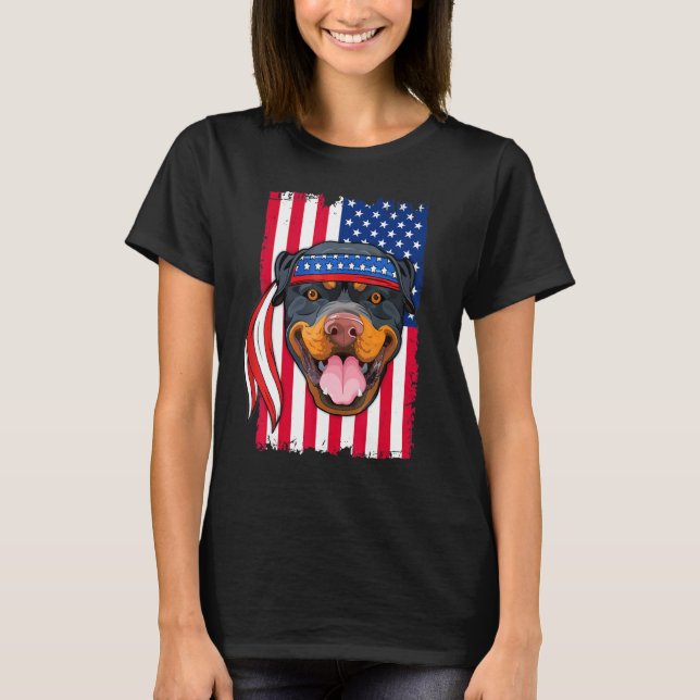 Camiseta Perro Rottweiler (Anverso)