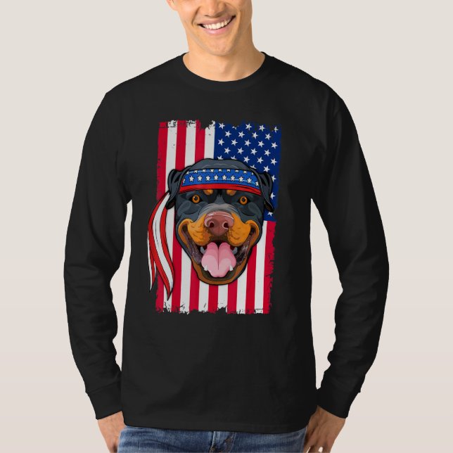 Camiseta Perro Rottweiler (Anverso)