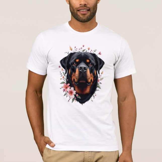 Camiseta Perro Rottweiler (Anverso)
