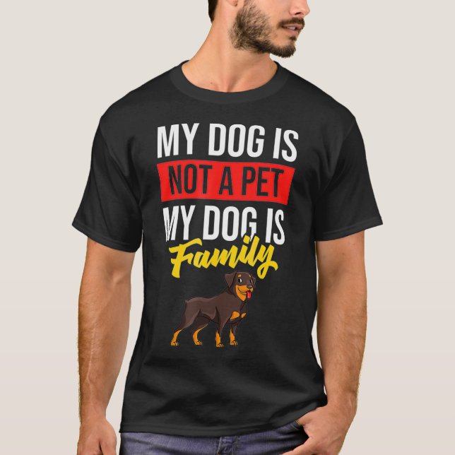Camiseta Perro Rottweiler Cachorros Dueño Lover (Anverso)