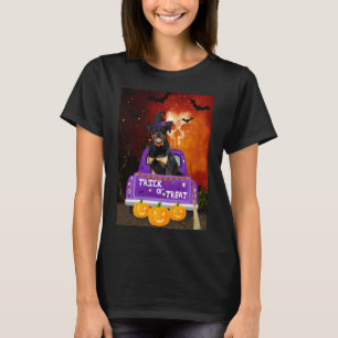 Camiseta Perro Rottweiler En Camión Halloween