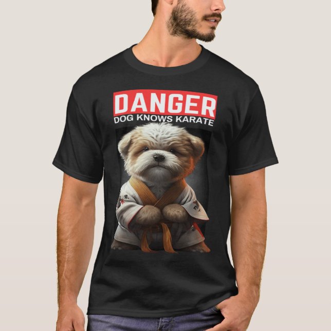 Camiseta Perro Sabe Karate (Anverso)
