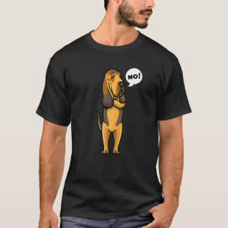 Camiseta Perro Sabueso Terco No  
