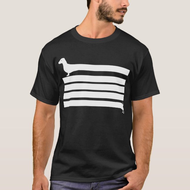 Camiseta Perro salchicha (Anverso)