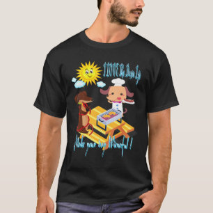 CAMISETA PERRO SALCHICHA ADORABLE PERRO WIENER DIVERTIDO AL