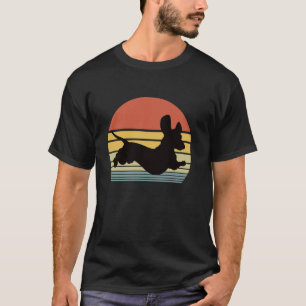 Camiseta Perro salchicha vintage retro 60s 70s 80s 90s Dach
