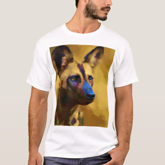 Camiseta Perro salvaje africano (Anverso)