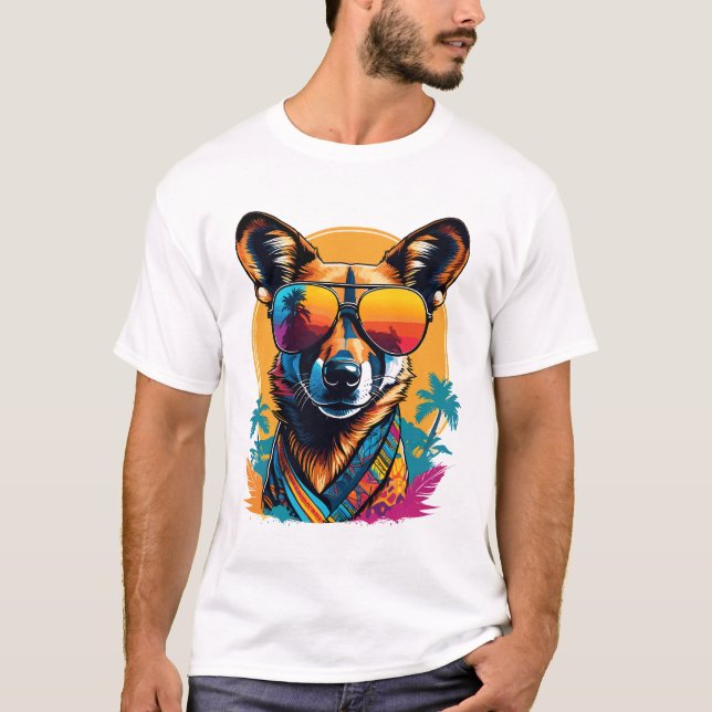 Camiseta Perro salvaje africano (Anverso)