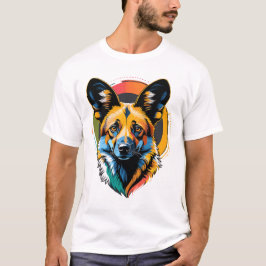 Camiseta Perro salvaje africano