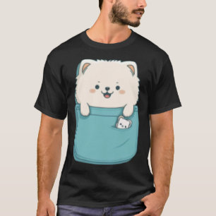 Camiseta Perro samoyano en tu Pocket Dog 3
