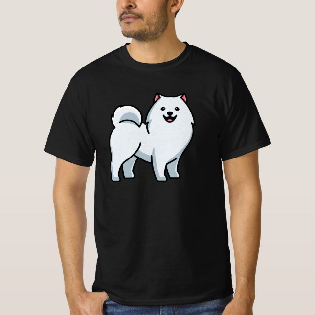 Camiseta Perro Samoyed (Anverso)