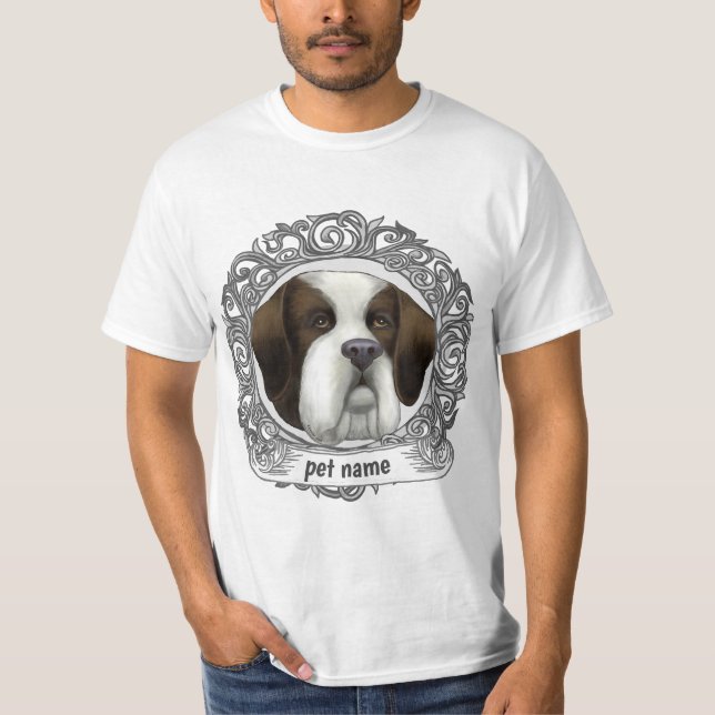 Camiseta Perro San Bernardo (Anverso)